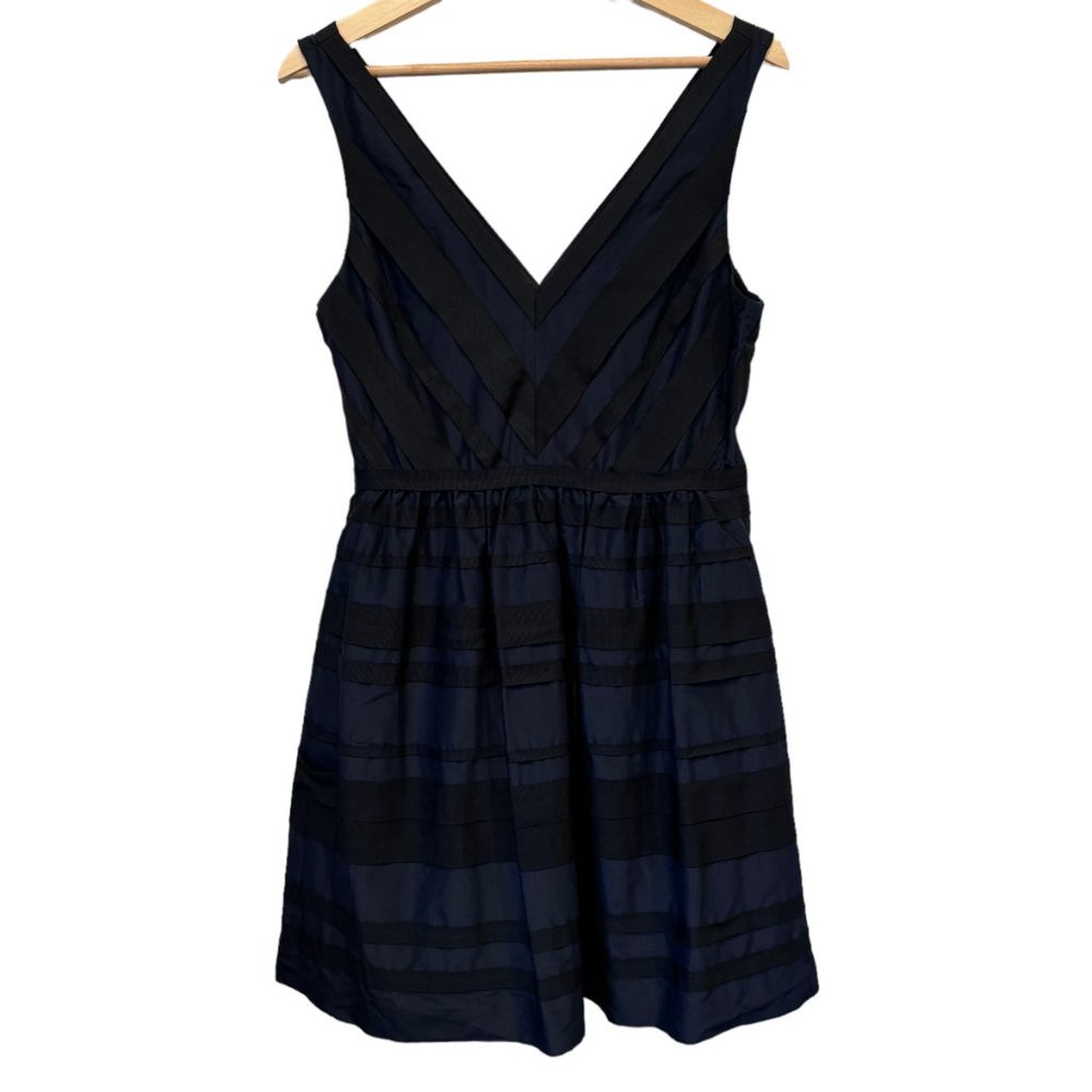 J Crew Collection Veronique Grosgrain Party Dress Silk Blend Fit & Flare HOCO